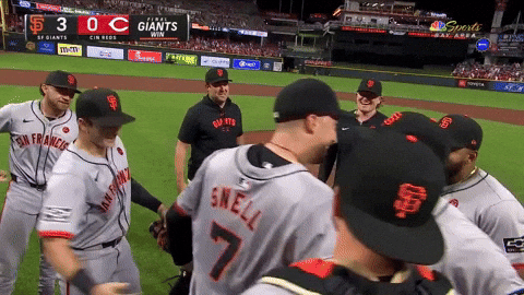 Blake Snell Hug Each Team Player GIF