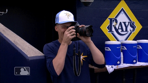 Blake Snell Taking Picture GIF