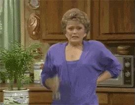Blanche Devereaux Flustered Golden Girls GIF
