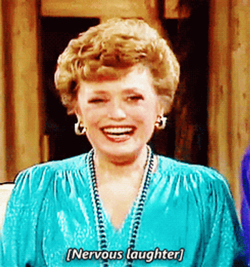 Blanche Devereaux Nervous Laugh GIF