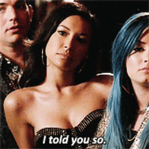 Blank Face I Told You So GIF