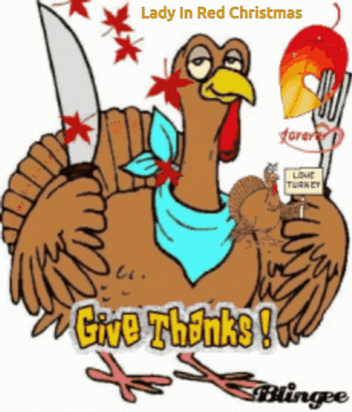 Blank Face Turkey Animated Thanksgiving GIF