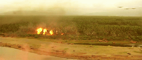 Blasting Wildfire Spreading Fast GIF