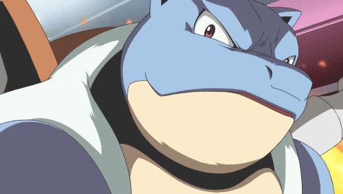 Blastoise Attacking Unleashing Power GIF