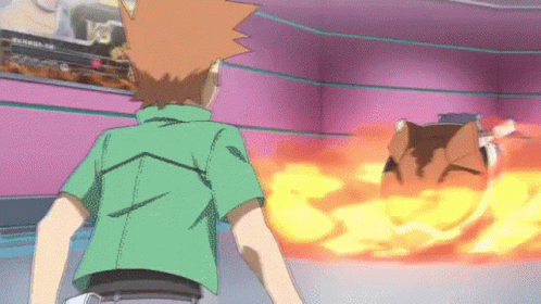 Blastoise Fighting Pokemon Origins GIF