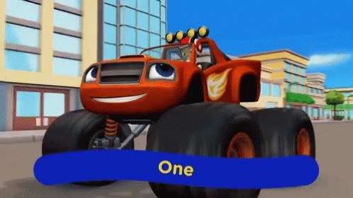 Blaze Monster Truck Driving GIF