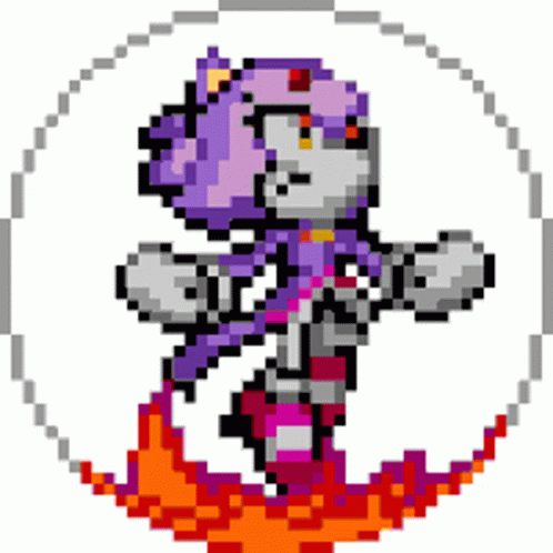 Blaze The Cat Power Up GIF