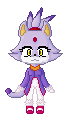 Blaze The Cat Wagging Tail GIF