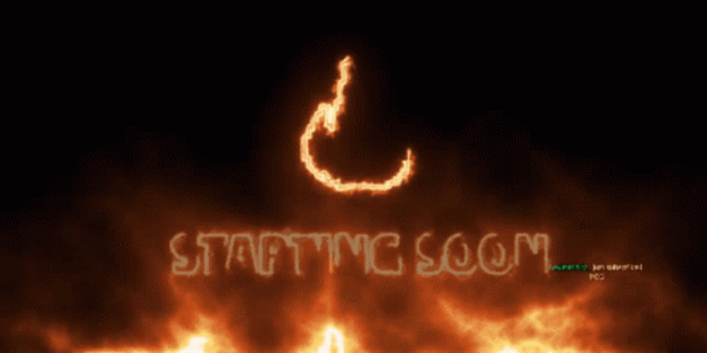 Blazing Fire Starting Soon GIF