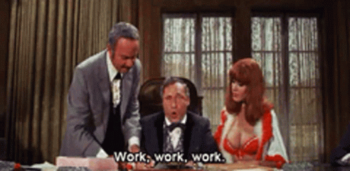 Blazing Saddles Mel Brooks Chanting Work GIF
