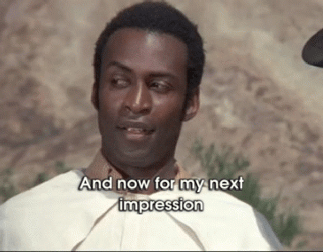 Blazing Saddles Chief Bart Making Impressions GIF