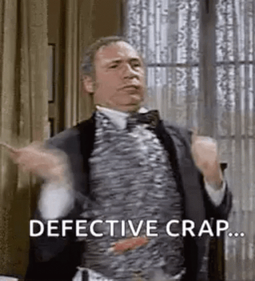 Blazing Saddles Mel Brooks Defective Crap GIF