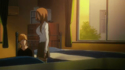 Bleach Ichigo And Orihime Moments GIF