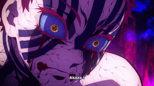 Bleeding Akaza GIF