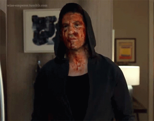 Bleeding Frank Castle The Punisher GIF