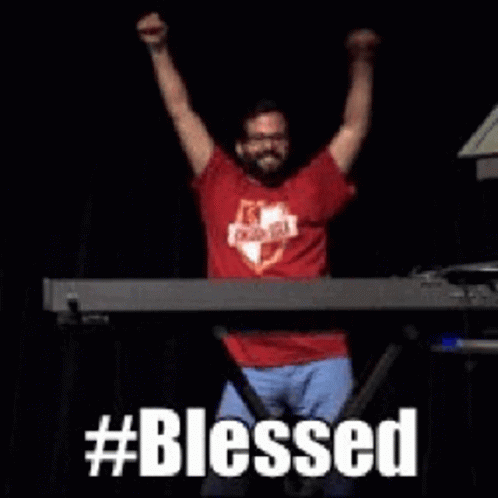 Dancing Pianist #blessed GIF