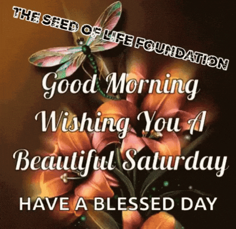Blessed Day Beautiful Saturday Greetings GIF