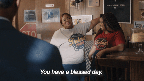 Blessed Day Fat Lady Friend GIF