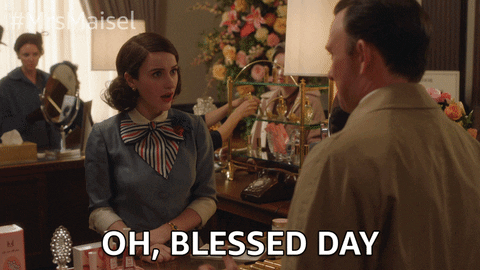 Blessed Day Pretty Lady To Man GIF