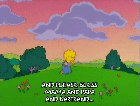 Blessed Day Simpson Prayer For Family GIF