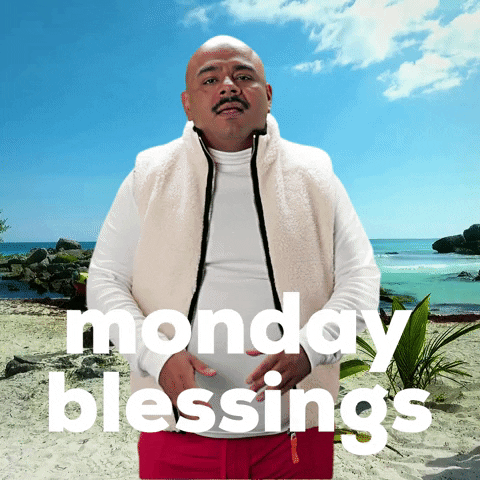 Blessed Monday Bald Man Greetings GIF
