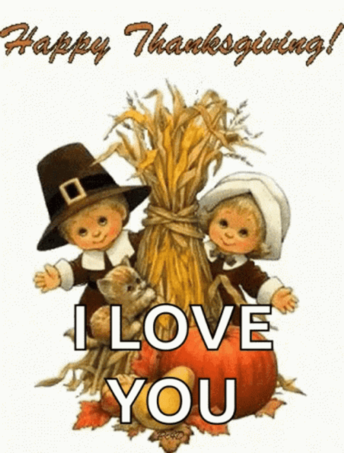 Blessed Thanksgiving I Love You GIF