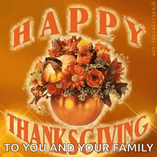 Blessed Thanksgiving To You Family GIF