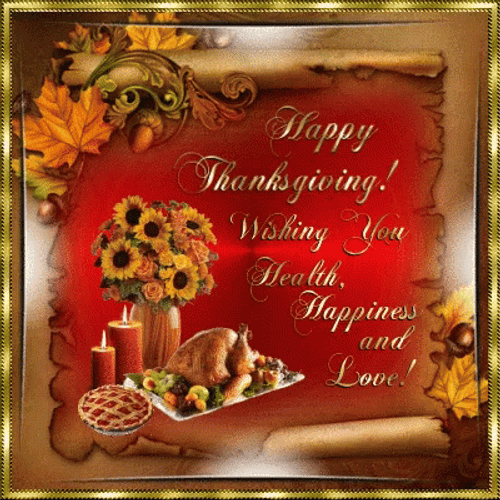 Blessed Thanksgiving Wishing You Health GIF