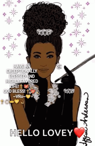 Blessed Wednesday Beautiful Lady In Black GIF