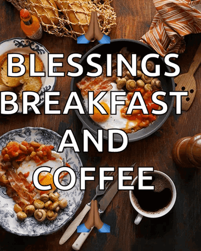Blessings Breakfast and Coffee Poster