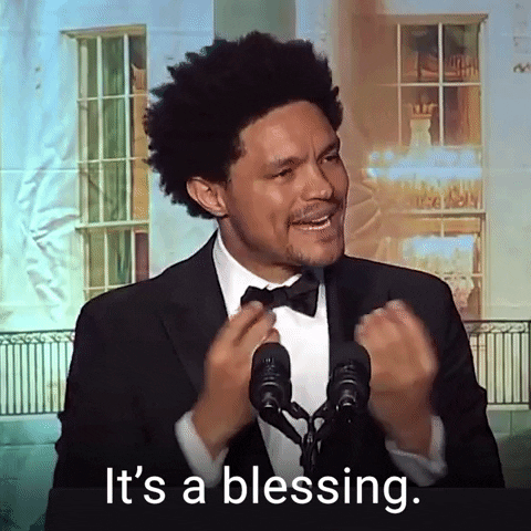 Blessings Trevor Noah Speech GIF