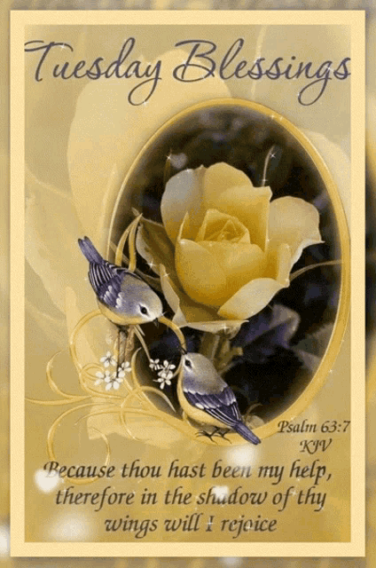 Blessings Tuesday Psalm Verse GIF