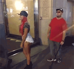 Blind Hilarious Prank GIF