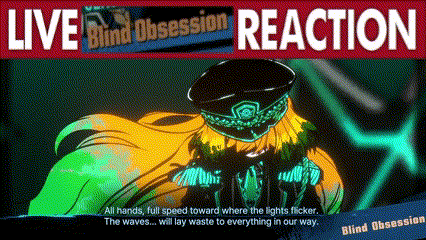 Blind Obsession Reaction Woman with Long Hair
