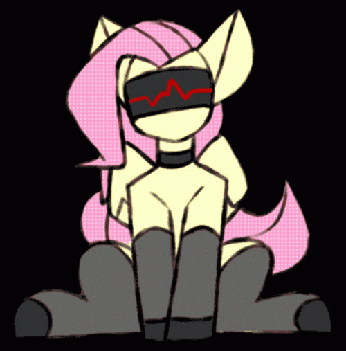 Blindfolded Fluttershy Mlp  GIF