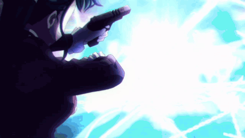 Blinding Flashbang In Anime GIF