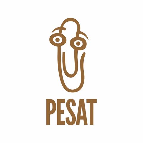 Blink Eyes Clippy Pesat GIF