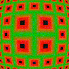 Blinking Boxes Colorful Optical Illusion GIF