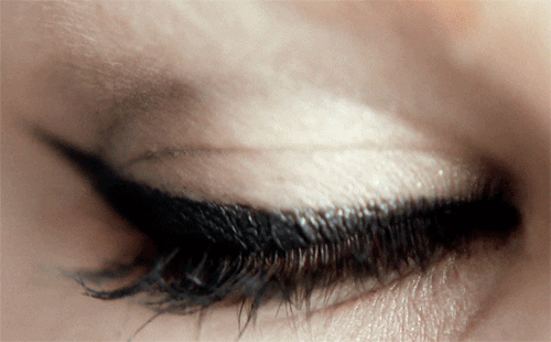 Blinking Bright Eye Long Lashes GIF