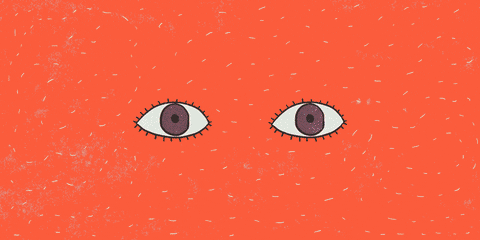 Blinking Eyes Color Art Animation GIF