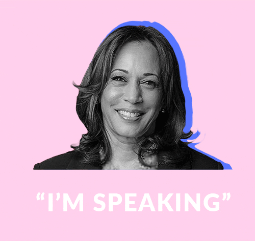 Blinking Im Speaking Kamala Harris GIF
