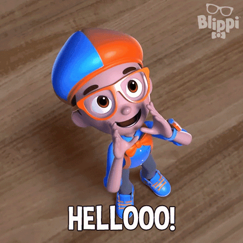 Blippi Saying Hellooo