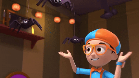 Blippi Spider Toys GIF