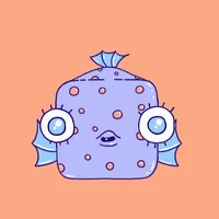 Blobfish Purple Cartoon Heart Eyes GIF