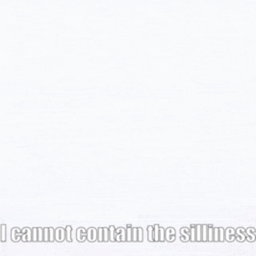 Block Of Ice Saying I Cannot Contain The Silliness GIF