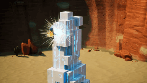 Block Tower With Light