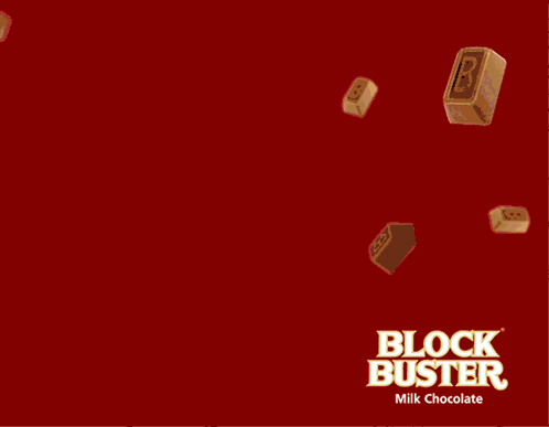 Blockbuster Milk Chocolate Being Opened