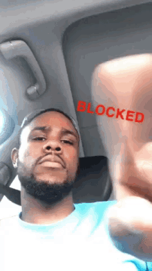 Blocked Phone Camera Selfie Typing Meme GIF