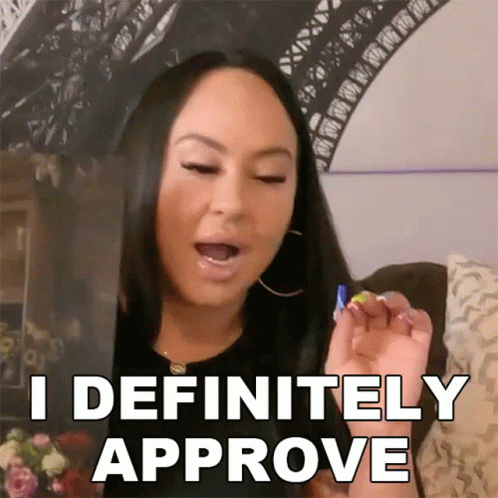 Blogger Definitely Approve GIF