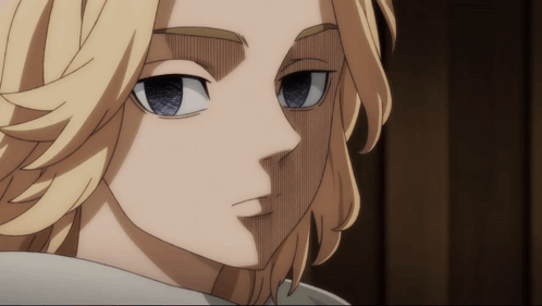 Blonde Anime Character With Blue Eyes GIF